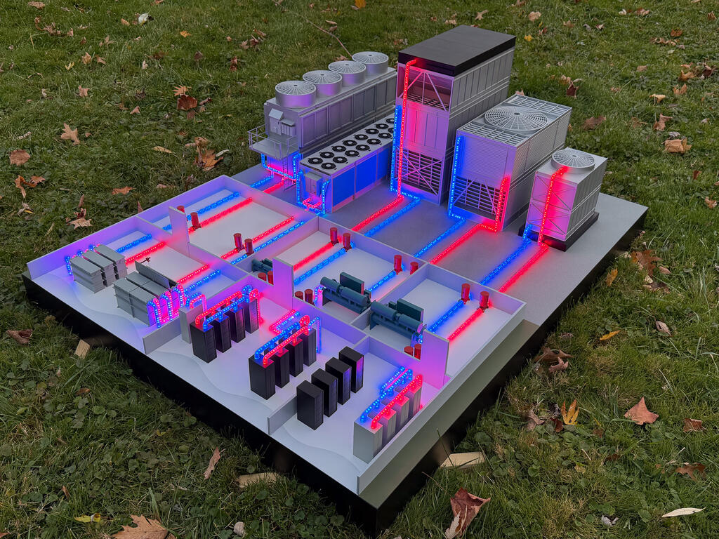 Animated Data Center Model