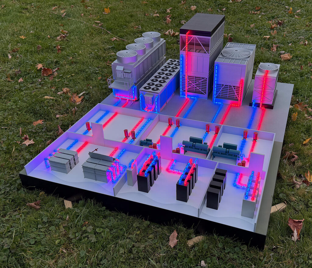 Animated Data Center Model