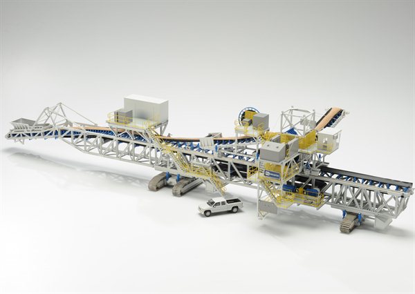 Mobile Stacking Conveyor Model
