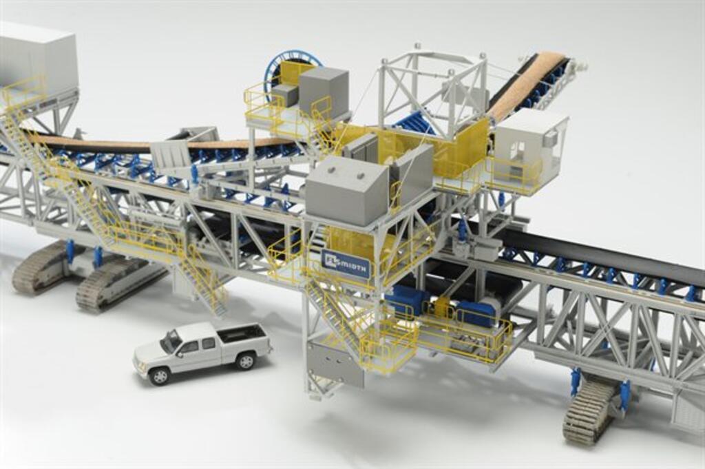 Mobile Stacking Conveyor Model