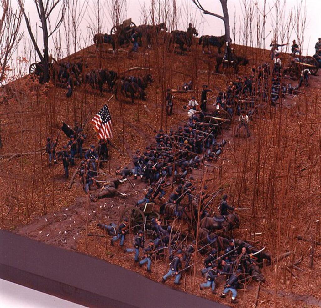 Civil War Diorama of the Battle of Shiloh (Hornet's Nest)