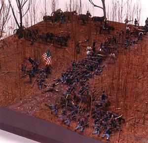 Civil War Diorama of the Battle of Shiloh (Hornet's Nest) by KiwiMill