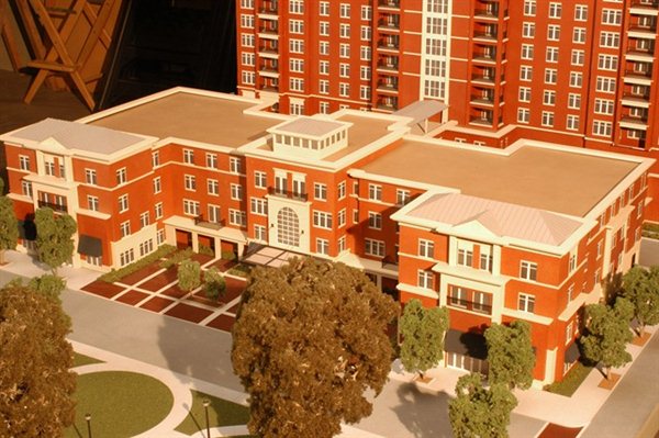 Apartment Building Architectural Model