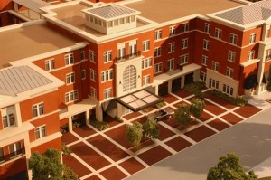 Apartment Building Architectural Model