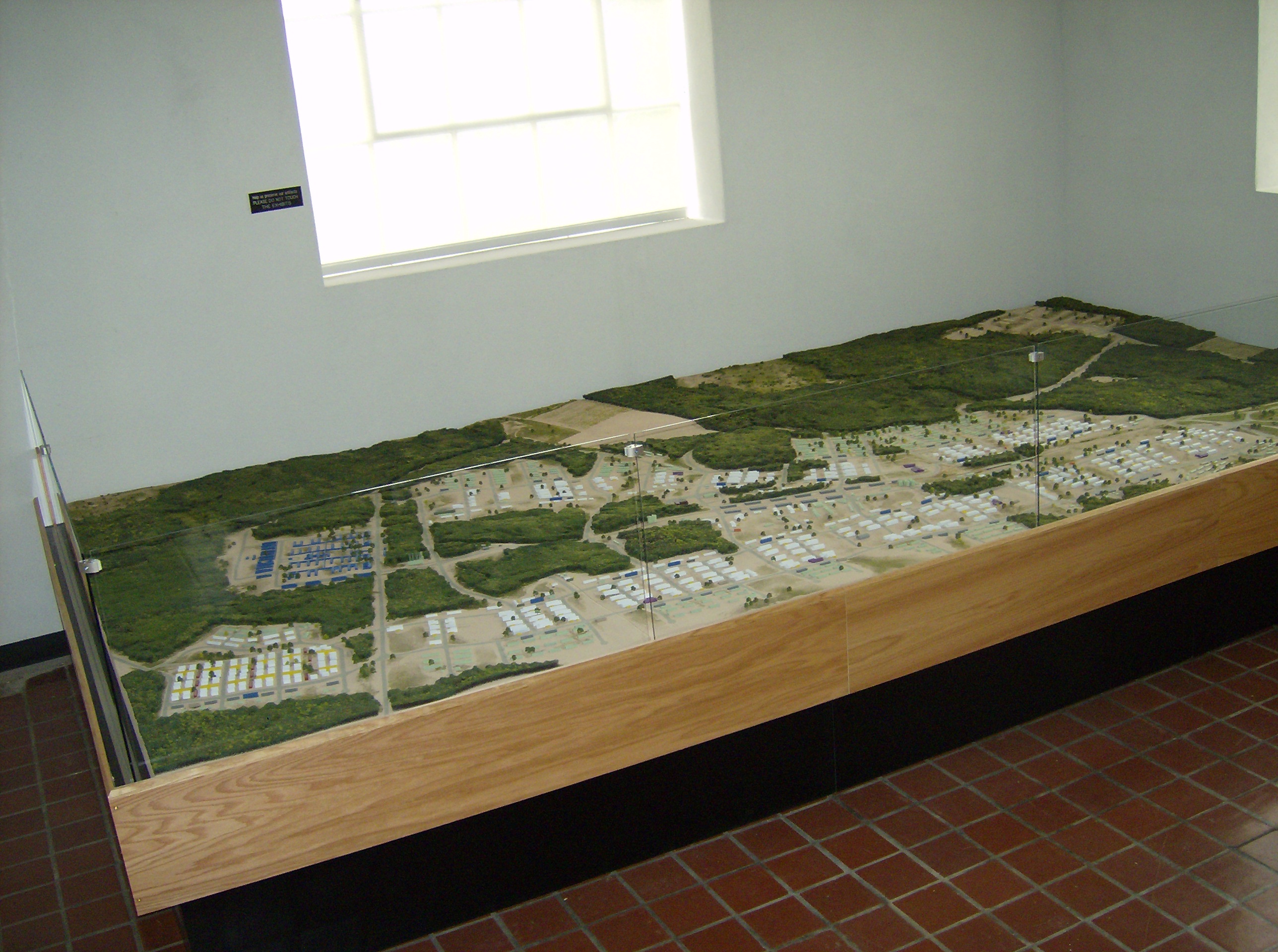 miltary base architectural model