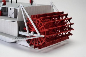 Paddle Wheel Boat Model