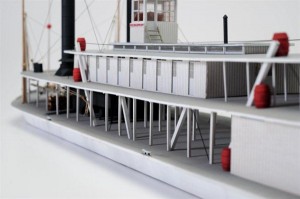 Paddle Wheel Boat Model