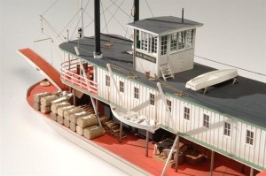 Paddle Wheel Boat Model
