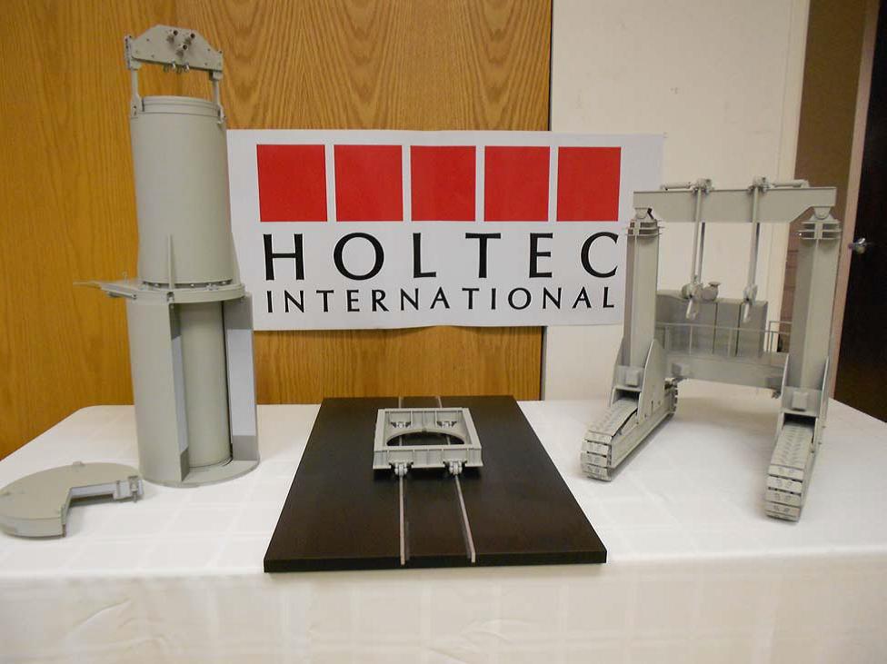 nuclear storage scale models