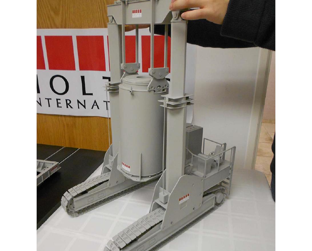 holtec nuclear storage scale model