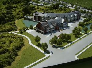 retirement home architectural model