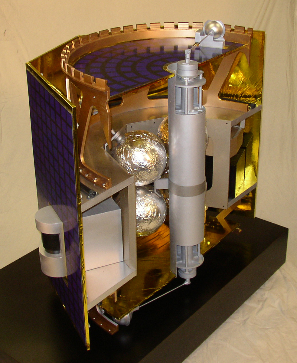 Satellite Model Cutaway