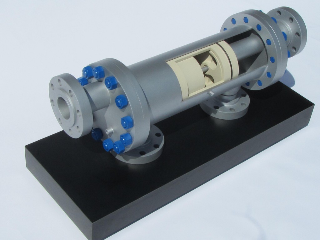 Cutaway Model of Industrial Skid