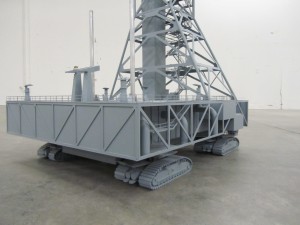 rocket launch pad model