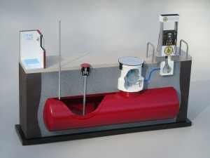 Underground Storage Tank Cutaway Model