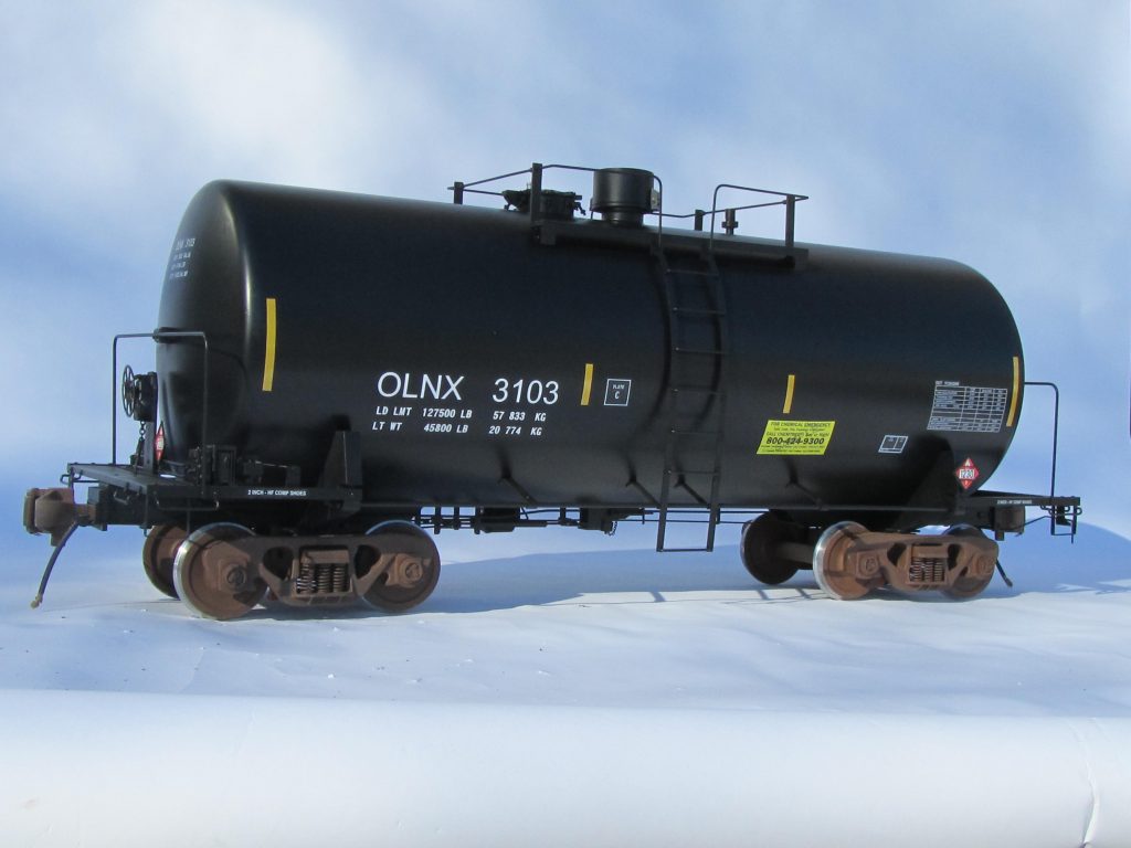 railroad tank car model